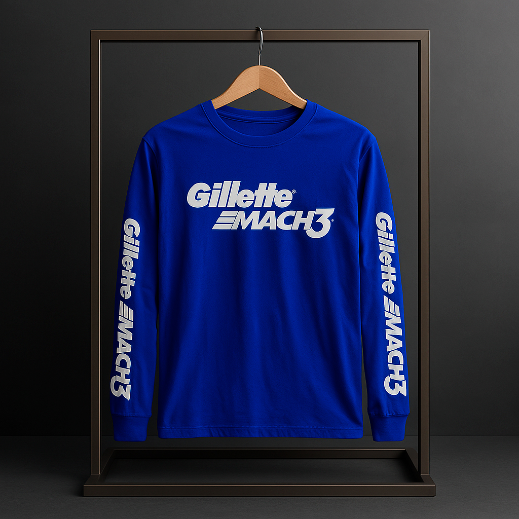 Camiseta manga comprida Gillette Mach3